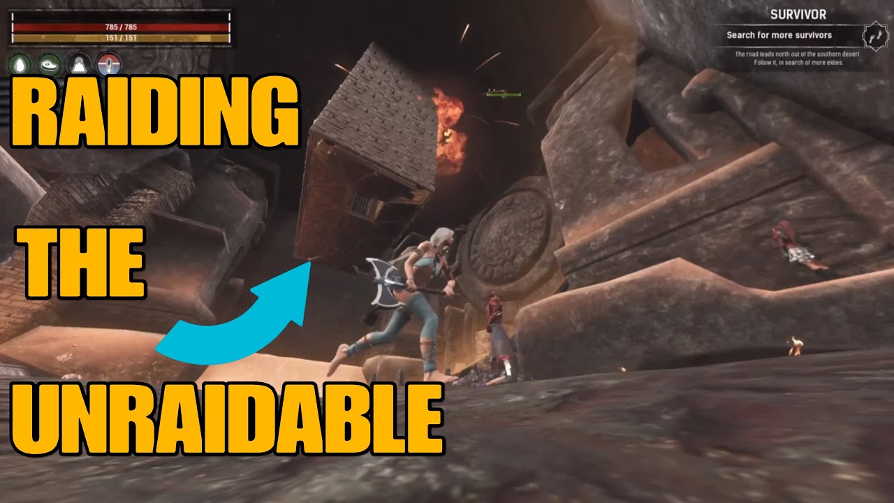 We Raided 3 Bases In ONE Day, Conan Exiles Official 3175, Phoenix PVP