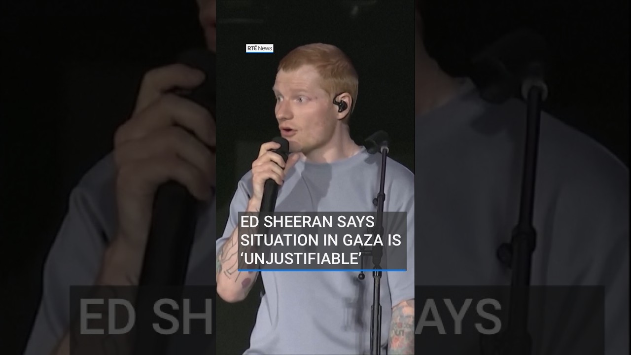 Эд Ширан назвал ситуацию в секторе Газа &laquo;неоправданной&raquo; | #RT&Eacute;News #edsheeran #macklemore