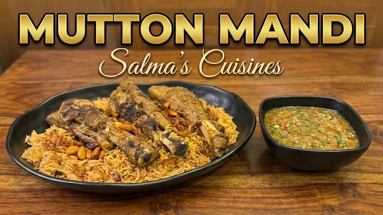 Smoky, juicy & full of Arabic flavours 😋🍖Mutton Mandi done right! 🔥✨ #MuttonMandi #MandiLovers 