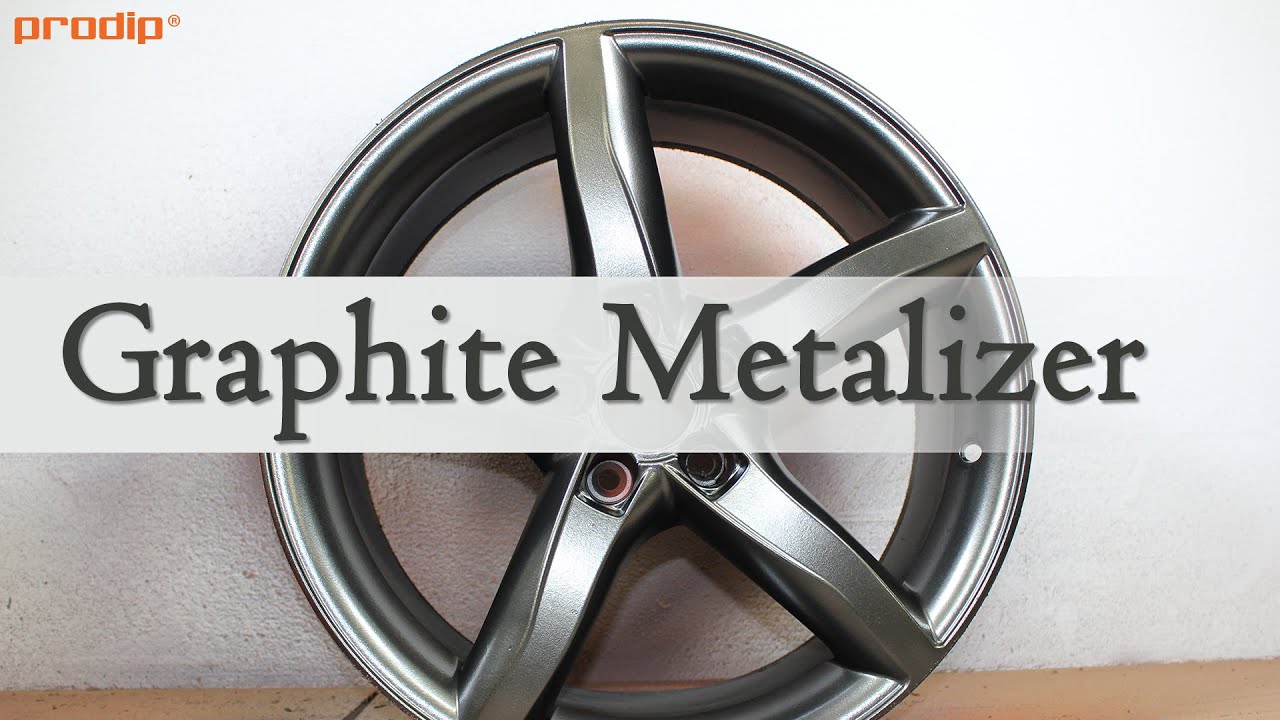 Graphite Metalizer over Plasti Dip Black Solid Base Coat