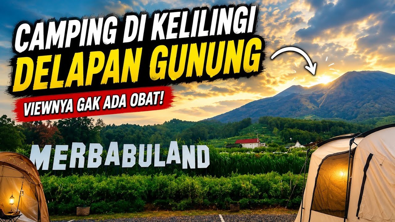 Camping Keluarga Dengan View 8 Gunung | Merbabu Land Campsite | Naturehike 6.0