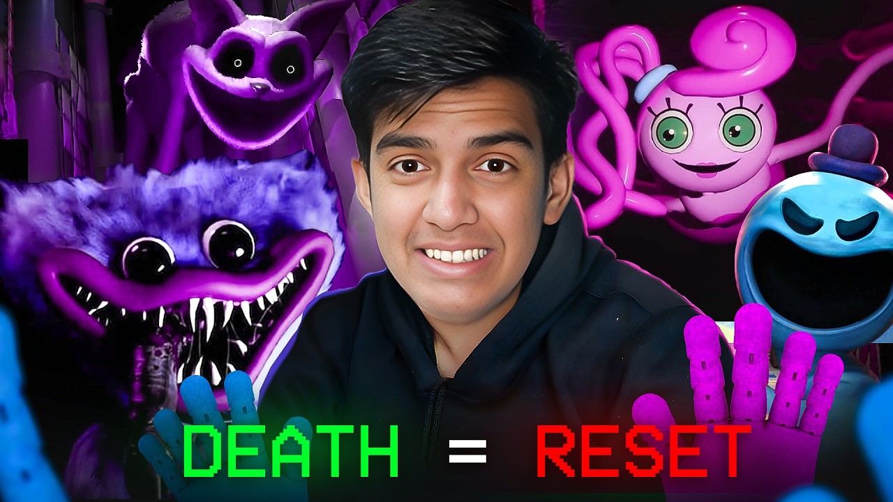 Completing All Poppy Playtime Chapters: DEATH = RESTART from CH-1