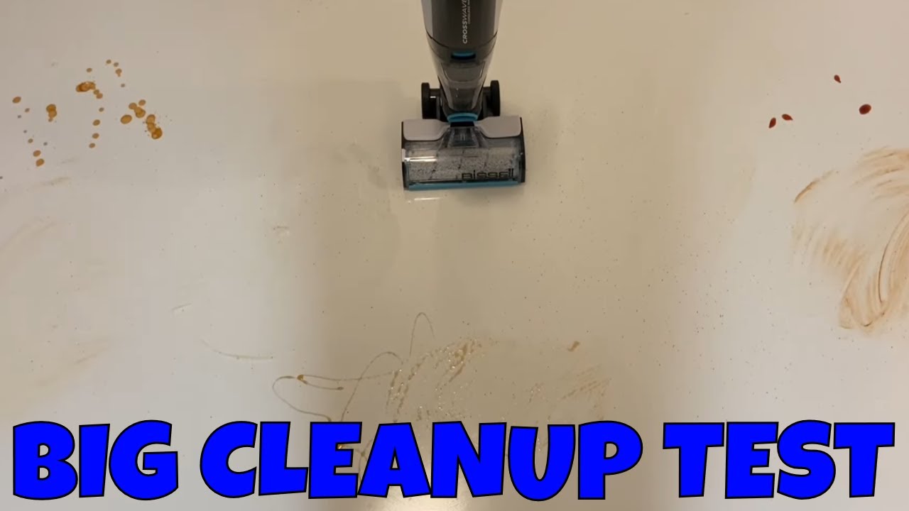 Bissell Crosswave MAX Cordless Mop & Vacuum - BIG Cleanup Test - How well does it perform?