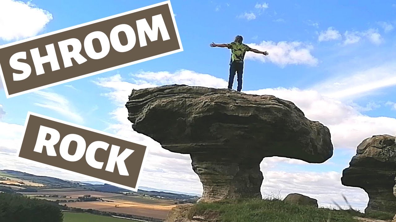 The Bunnet Stane & The Maidens Cave - Mushroom Rock