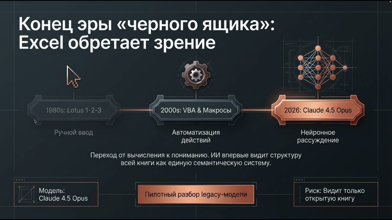 Claude + Excel: финансовое моделирование. Ч.1