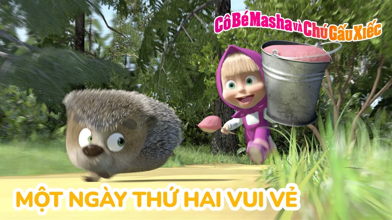 Cô Bé Masha và Chú Gấu Xiếc ⏰ Một ngày thứ Hai vui vẻ 🧘‍♂️🌞 Tuyển tập các tập phim