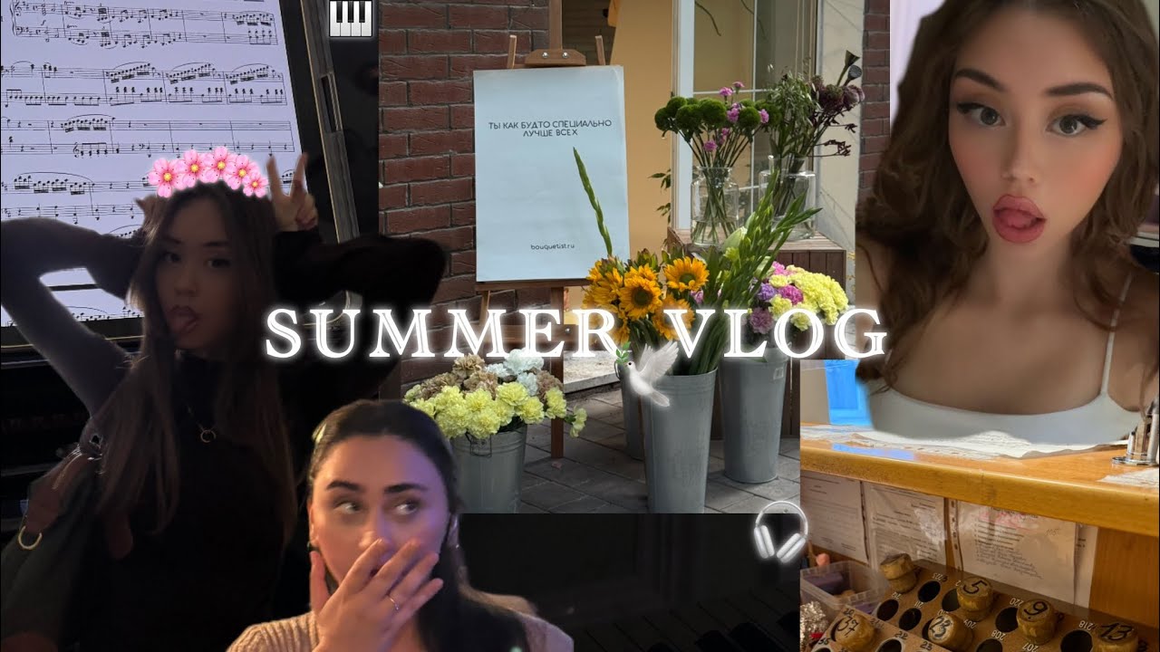 summer vlog (no holidays, just work) 😸