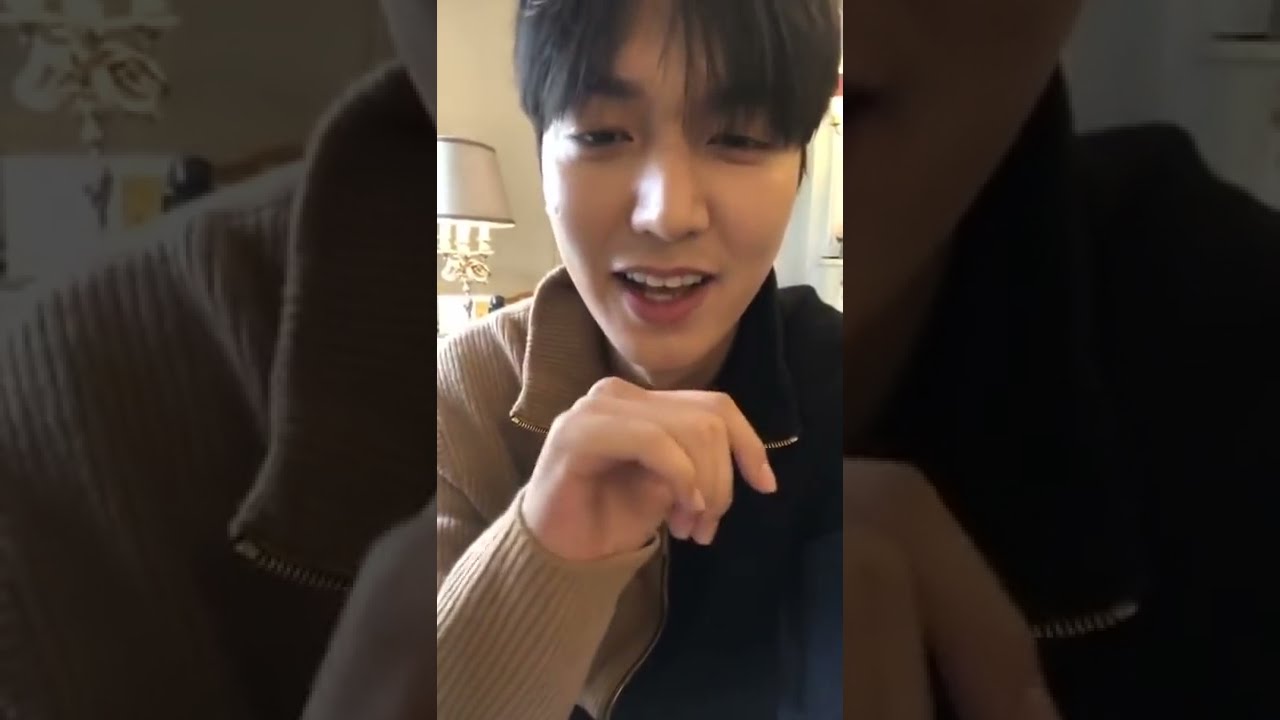 Lee Min Ho First IG Live (20.06.2019)
