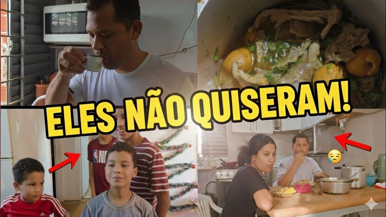 GALINHA CAIPIRA PARA OS PAIS E O QUE NOSSOS FILHOS COMERAM?🐔❌🧒🏼 (DOMINGO NA ROÇA)