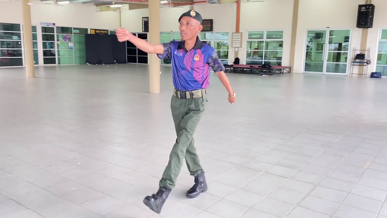 PELAJARAN BERPUSING KEKIRI DAN KEKANAN DALAM MASA CEPAT JALAN - KAWAD KAKI KESATRIA NEGARA