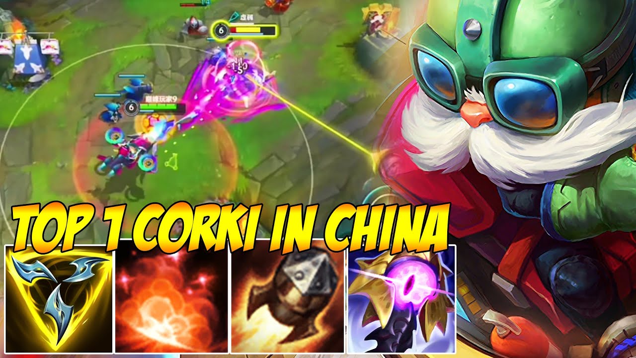 TOP 1 CORKI IN CHINA WILD RIFT - CORKI IS UNDERRATED CHAMP!!!