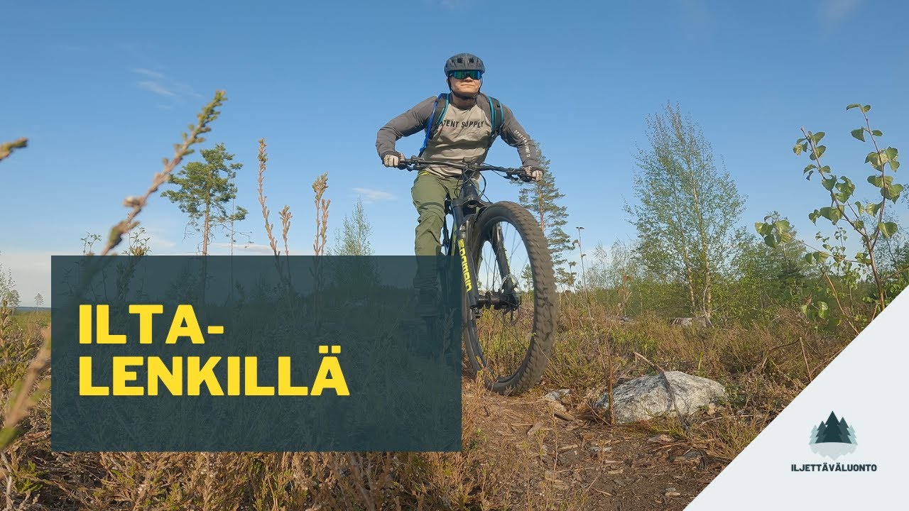Sähkömaastopyörällä pitkin lähipolkuja. Päämääränä lähtöpiste.