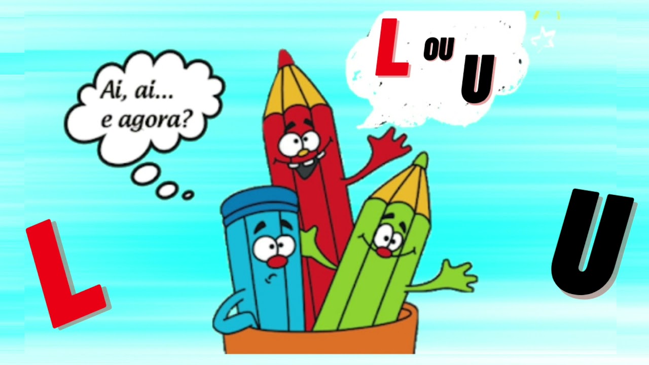 USO DA LETRA L OU U NO FINAL DA PALAVRA