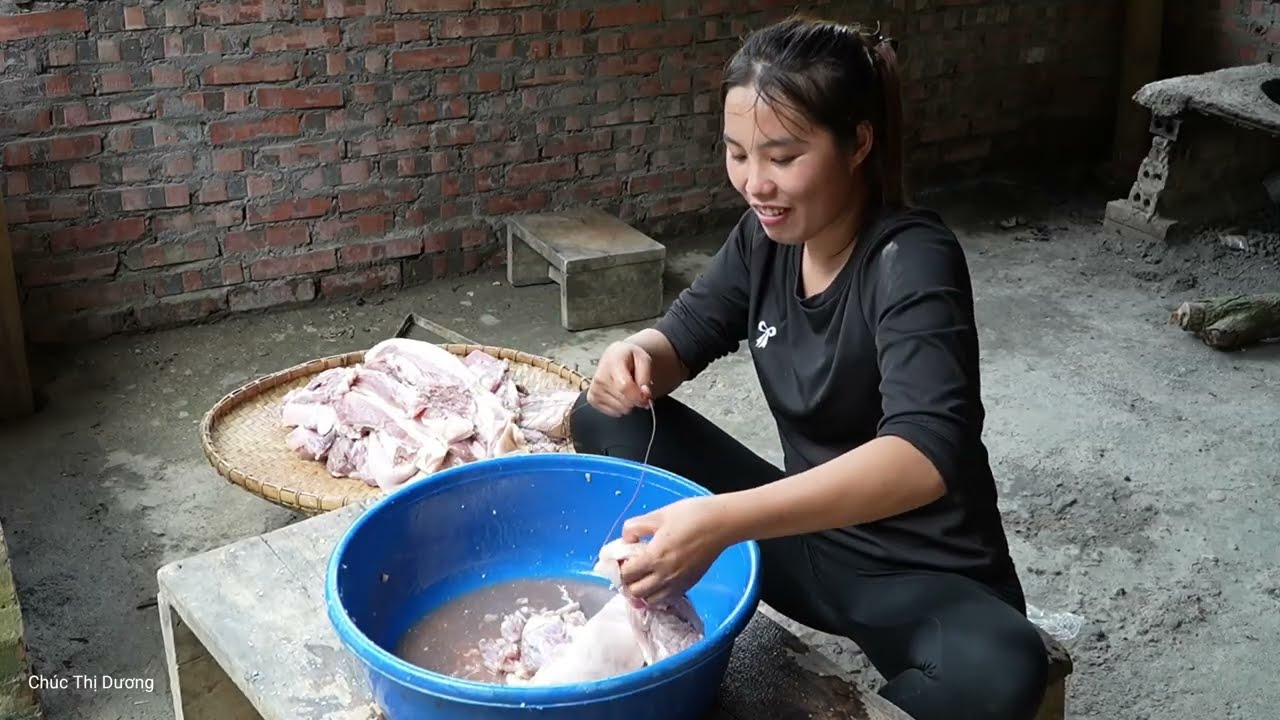 Making Smoked Pork for Long-Term Storage – Grilling Pork for My Daughter and Son