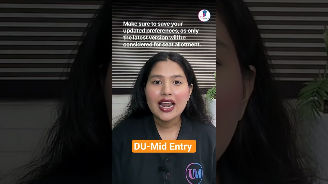 DU Admissions Update: Mid entry#duadmission2026 #shortsfeed