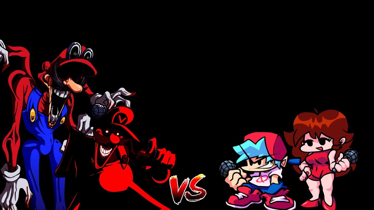 Mr. Virtual and Ultra M All stars comparison (FnF Mario Madness v2) (Mr. V cover by @KeuNak)