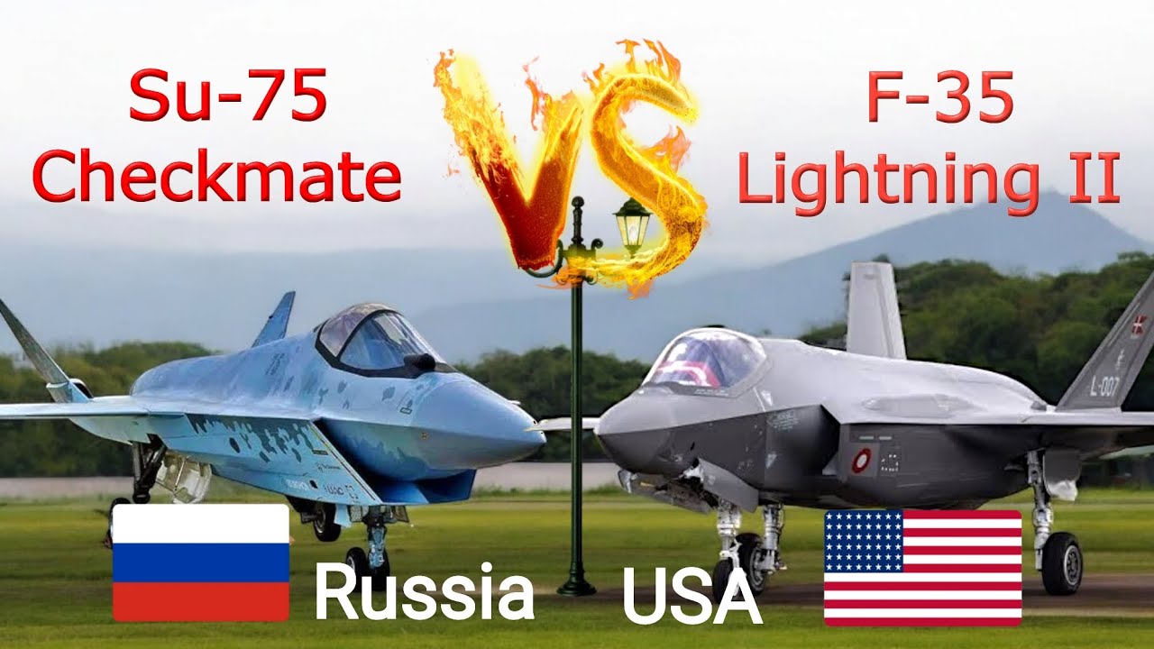 F-35 vs Su-75 Checkmate: The Ultimate Fighter Jet Comparison!