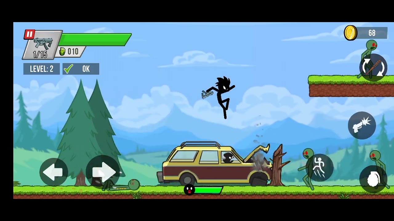 Day 1 of playing stick vs zombies until I beat it