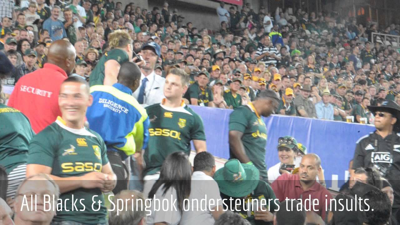 Springbokke teen All Blacks by Ellis Park. Video Peter Abrahams