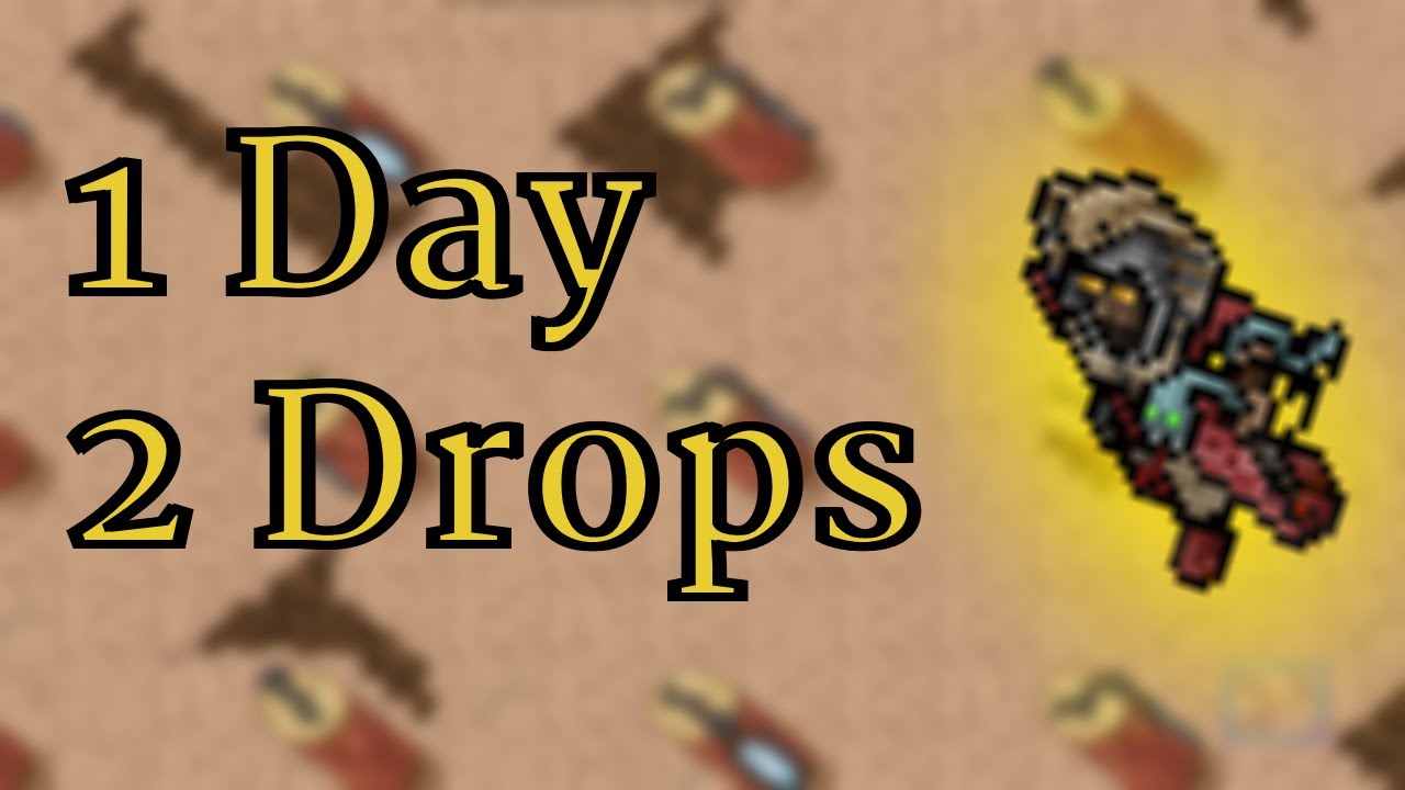 Two Scarlett Etzel drops in one day! Lucky druids in Tibia.