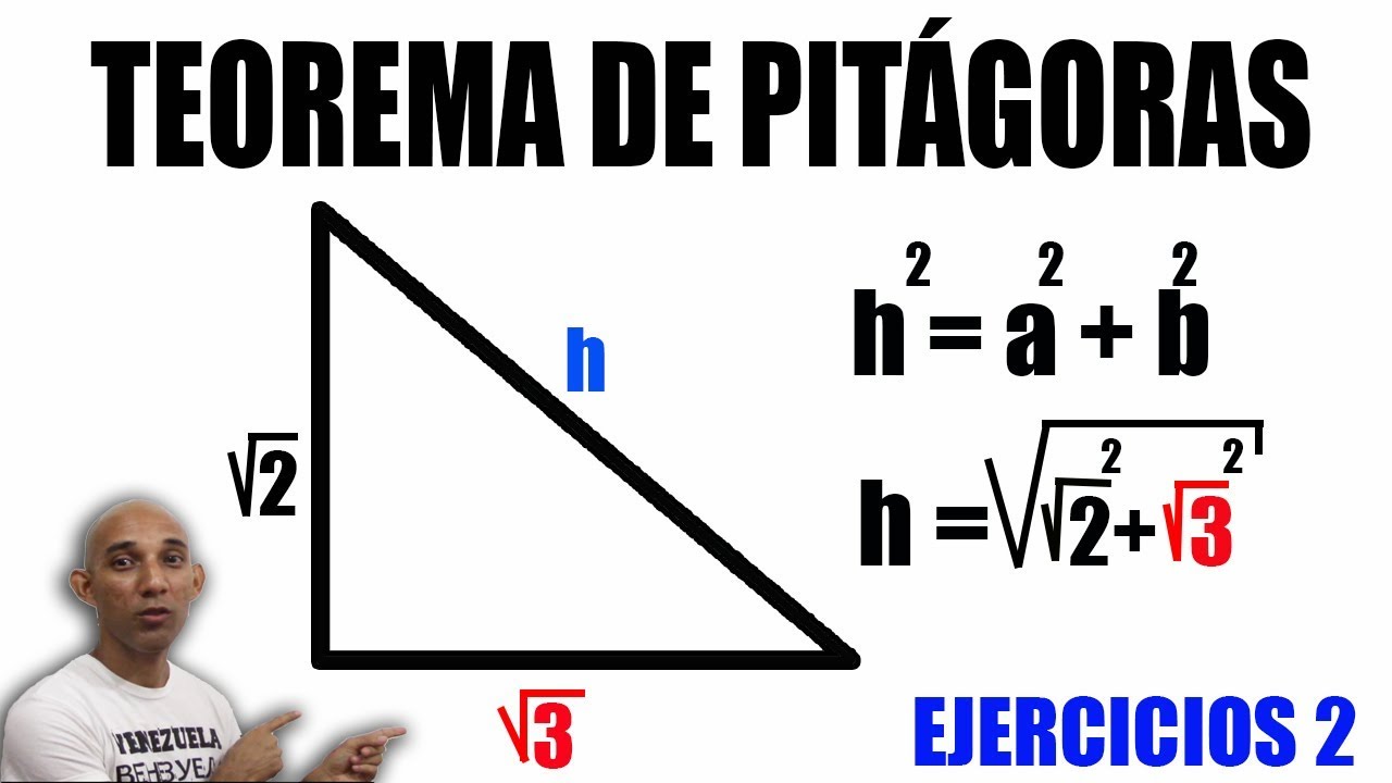 Teorema de Pitágoras - Ejercicios 2 con raíz cuadrada