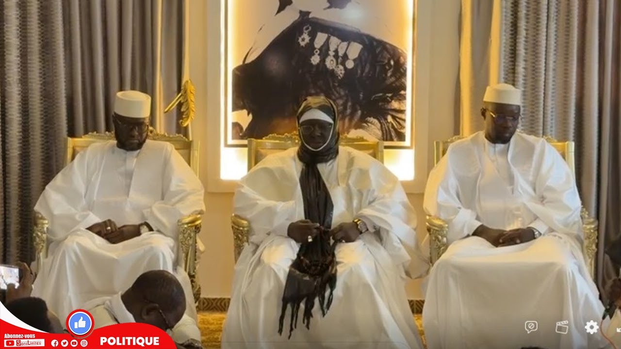 Visite du Premier ministre Ousmane SONKO à Camberène chez le Khalif générale des Layenne