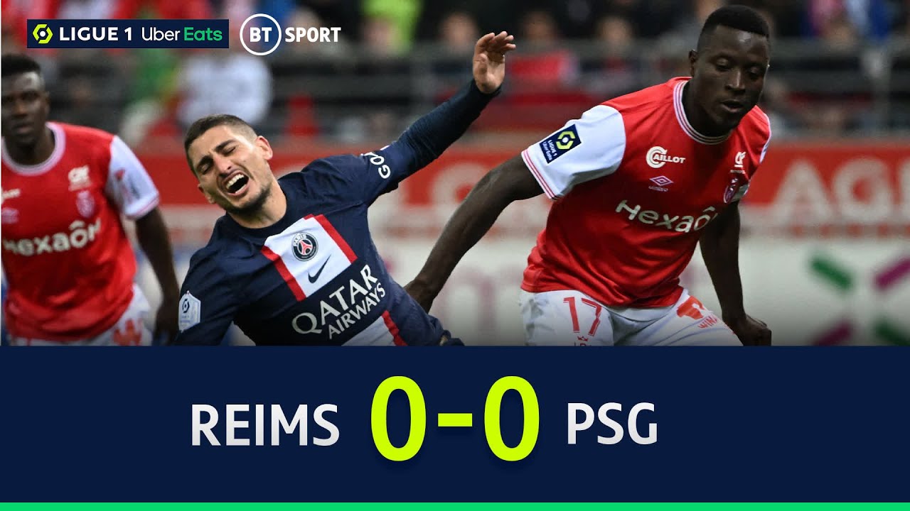 Reims v PSG (0-0) | Reims frustrate 10-man PSG | Ligue 1 Highlights