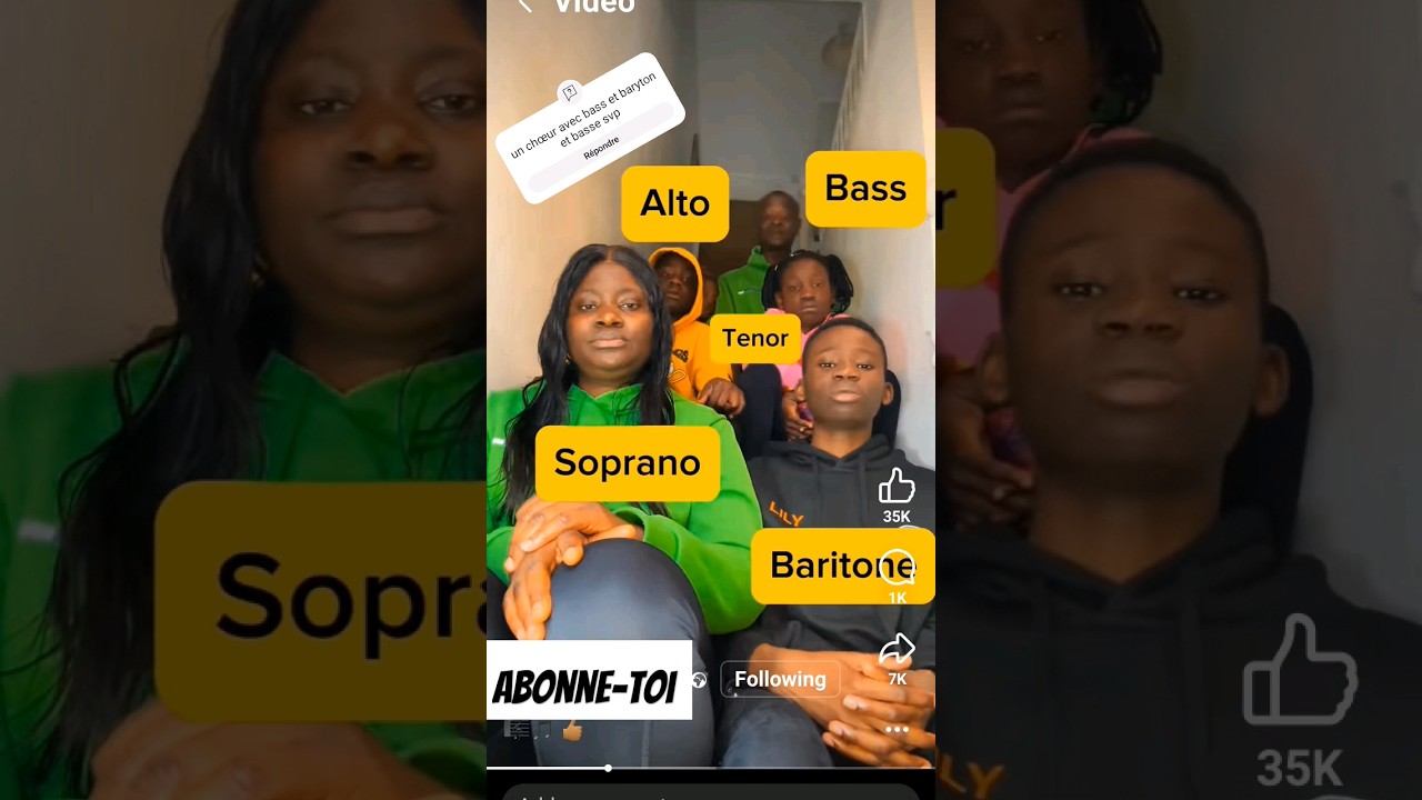 ch&oelig;ur pro avec basse, baryton, soprano, alto et tenor