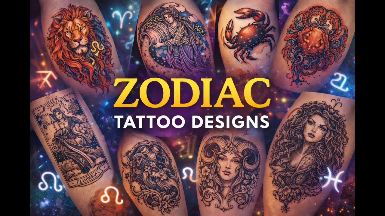 Top 10 Zodiac Tattoo Ideas That Are TOTALLY On Trend