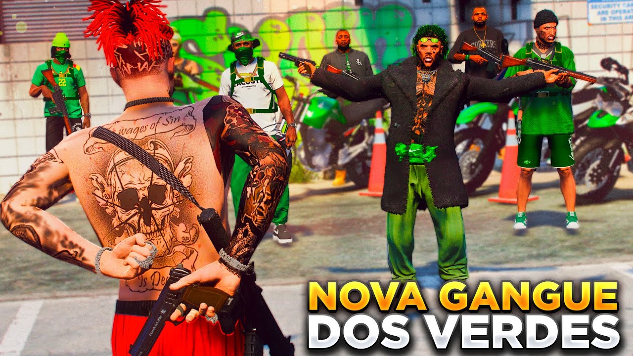 GTA V: VIDA DO CRIME | O BONDE DOS PITBULL CHEGOU FORGANDO! VOU MOSTRAR QUEM É QUE MANDA!🔥 |#33