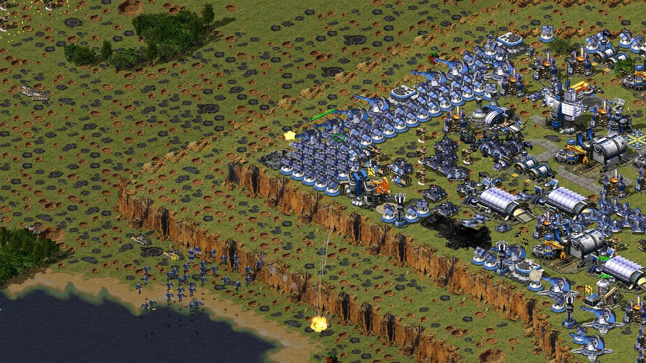 Red Alert 2 | Yuri's Revenge | 7 vs 1- king of the hill - Extreme beta ai - france