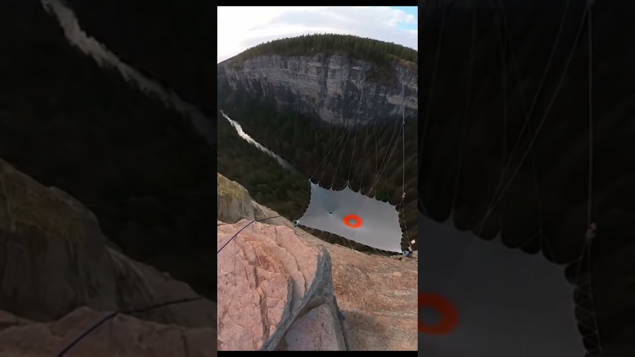 Insane 205ft Cliff Jump(NO Rope)😱