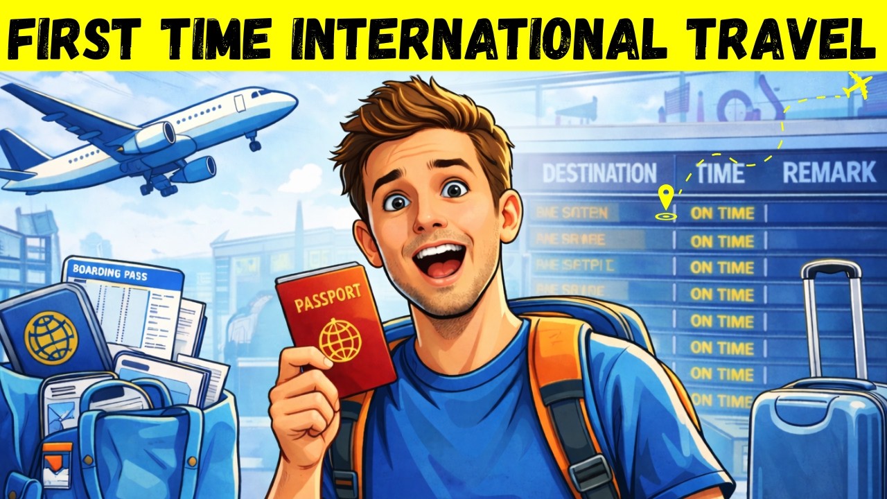 First Time International Travel – Full Airport Process Explained