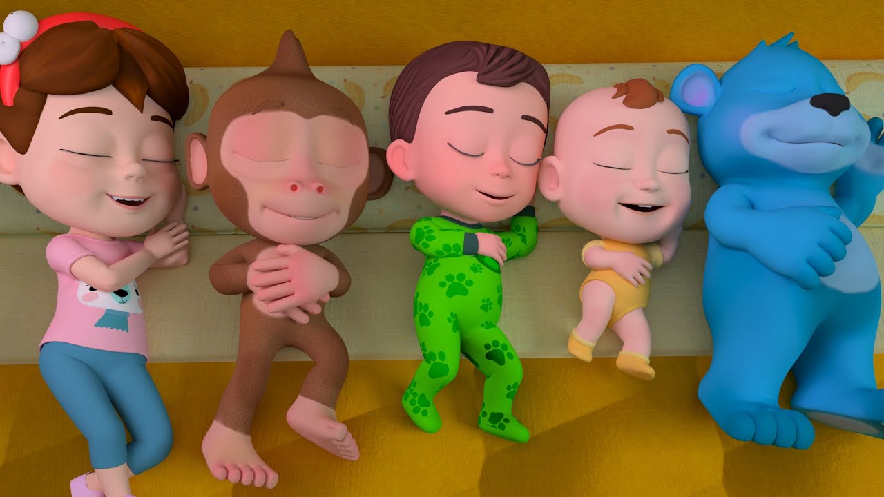 [NEW] Ten In The Bed Song 😴 | 5 Little Monkeys + more Sleepy Baby Songs & Nursery Rhymes