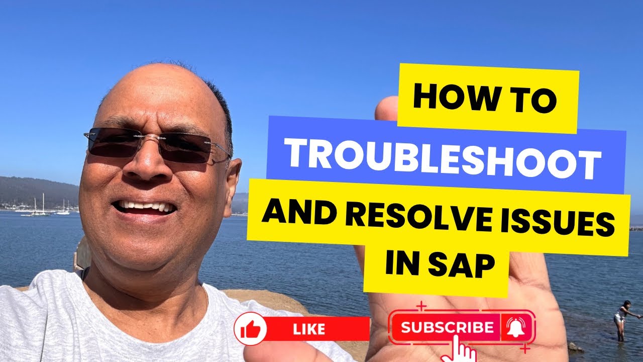 How to troubleshoot and resolve issues in SAP. #sap #troubleshooting