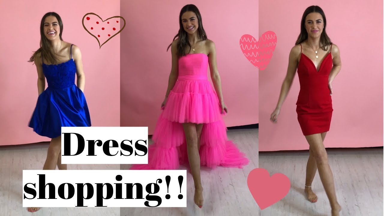 sweethearts dress shopping!! | Alyssa Mikesell