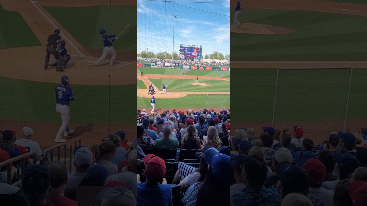 My first 2026 Spring Training....vs Texas Rangers @3GoodNerds #springtraining#Rangers