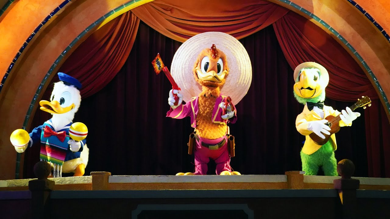 Donald, Jose & Panchito Updated Animatronics Return to Epcot Gran Fiesta Tour Ride, Multi-Angle 2021