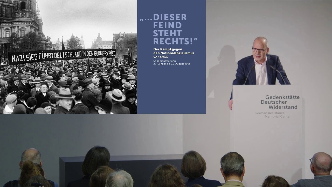 Ausstellungseröffnung „DIESER FEIND STEHT RECHTS!“ Der Kampf gegen den Nationalsozialismus vor 1933