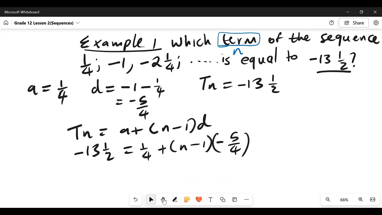 Grade 12 Sequences Lesson 2