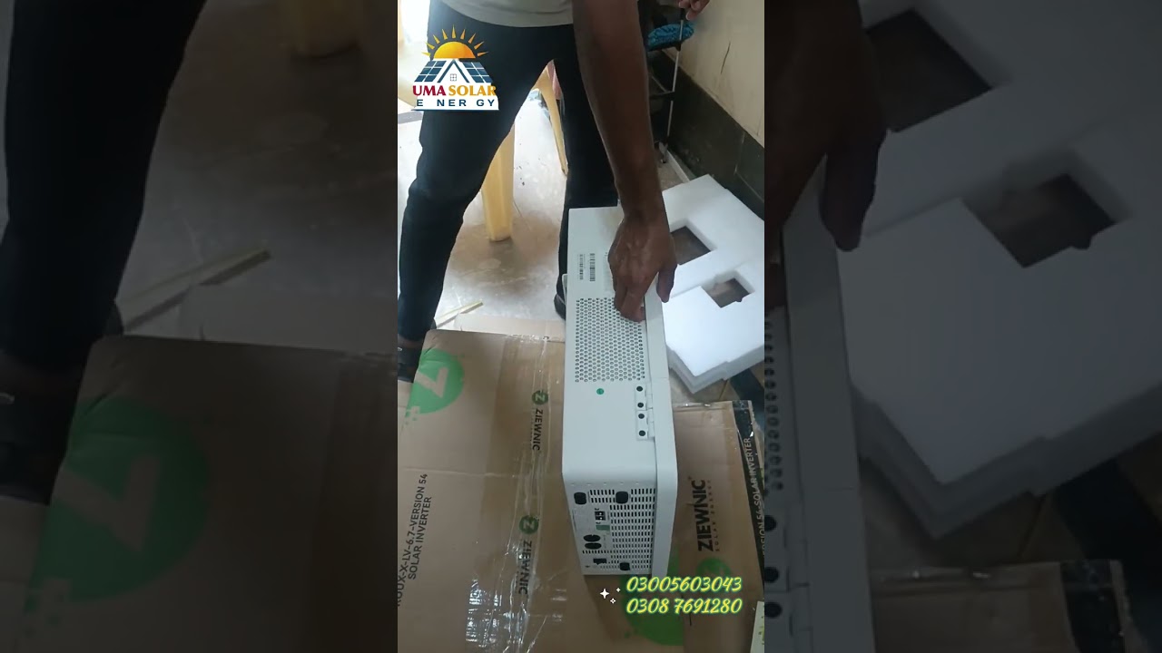 Ziewnic lunch ip54 roux series| 6.7kw| inverter installation this video 