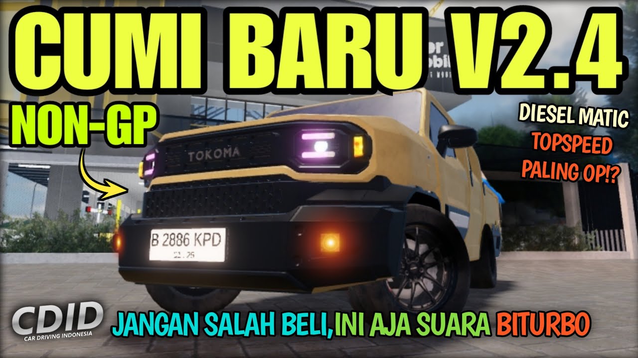 MOBIL CUMI NGEBUL BITURBO NON-GP CDID UPDATE V2.4 BAHAN MODIF THAILOOK KENCANG | CDID V2.4 Roblox