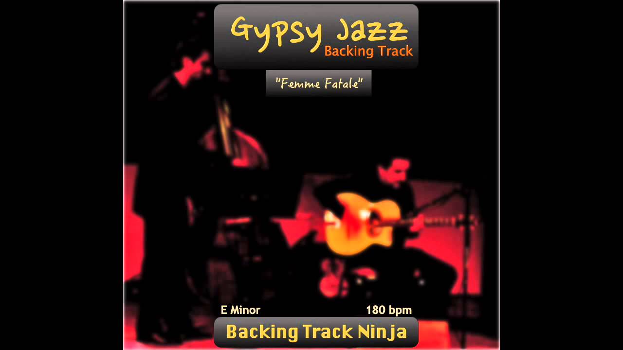 Gypsy Jazz Backing Track In E Minor [180bpm] HIGH QUALITY