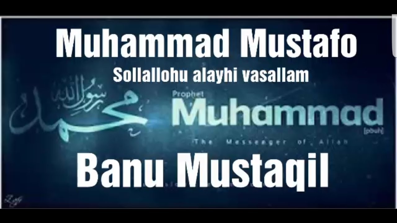 Abdulloh domla Siyrat 36-Dars Banu Mustaqil