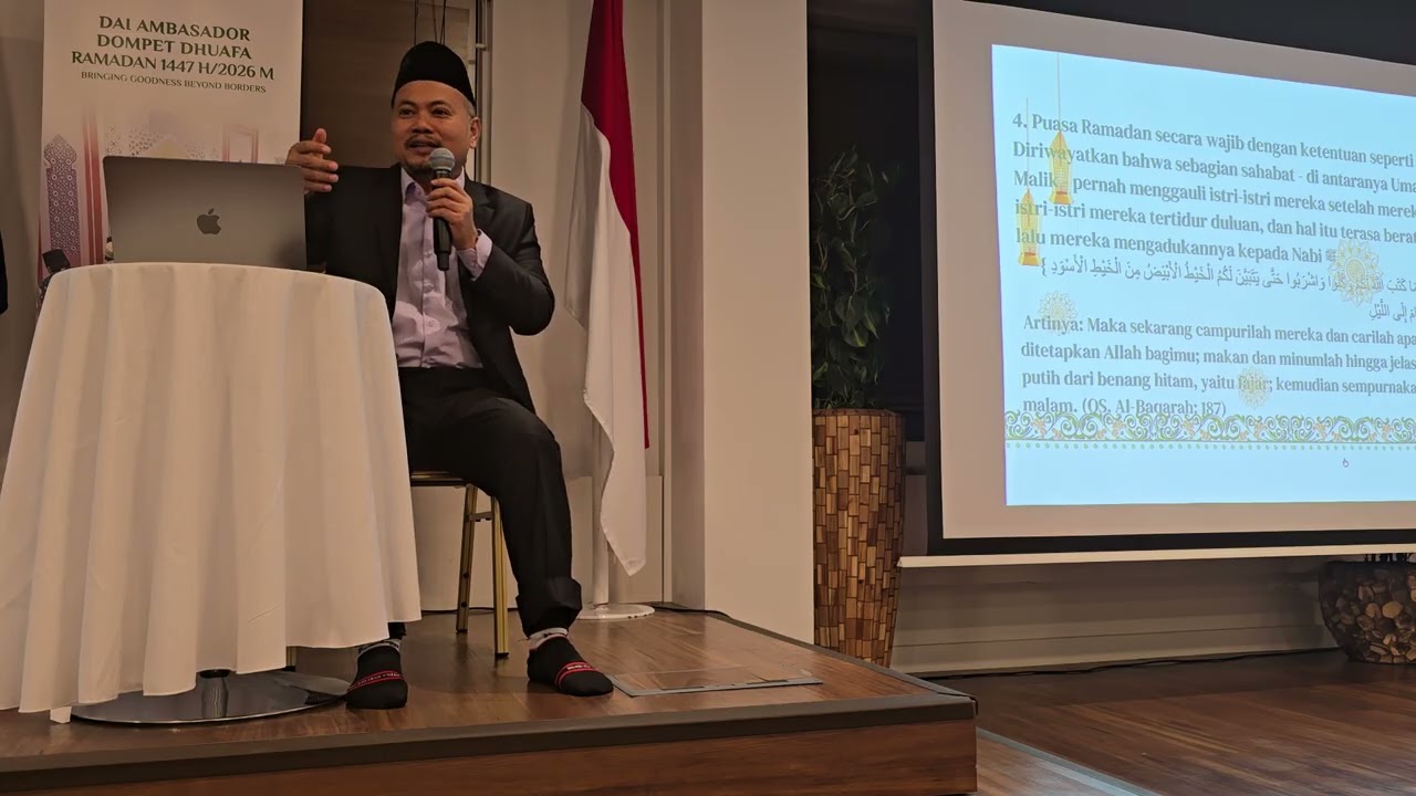 Fiqih puasa Ramadhan, ustadz Bahrul Ulum, KBRI London, 21 Feb 2026.