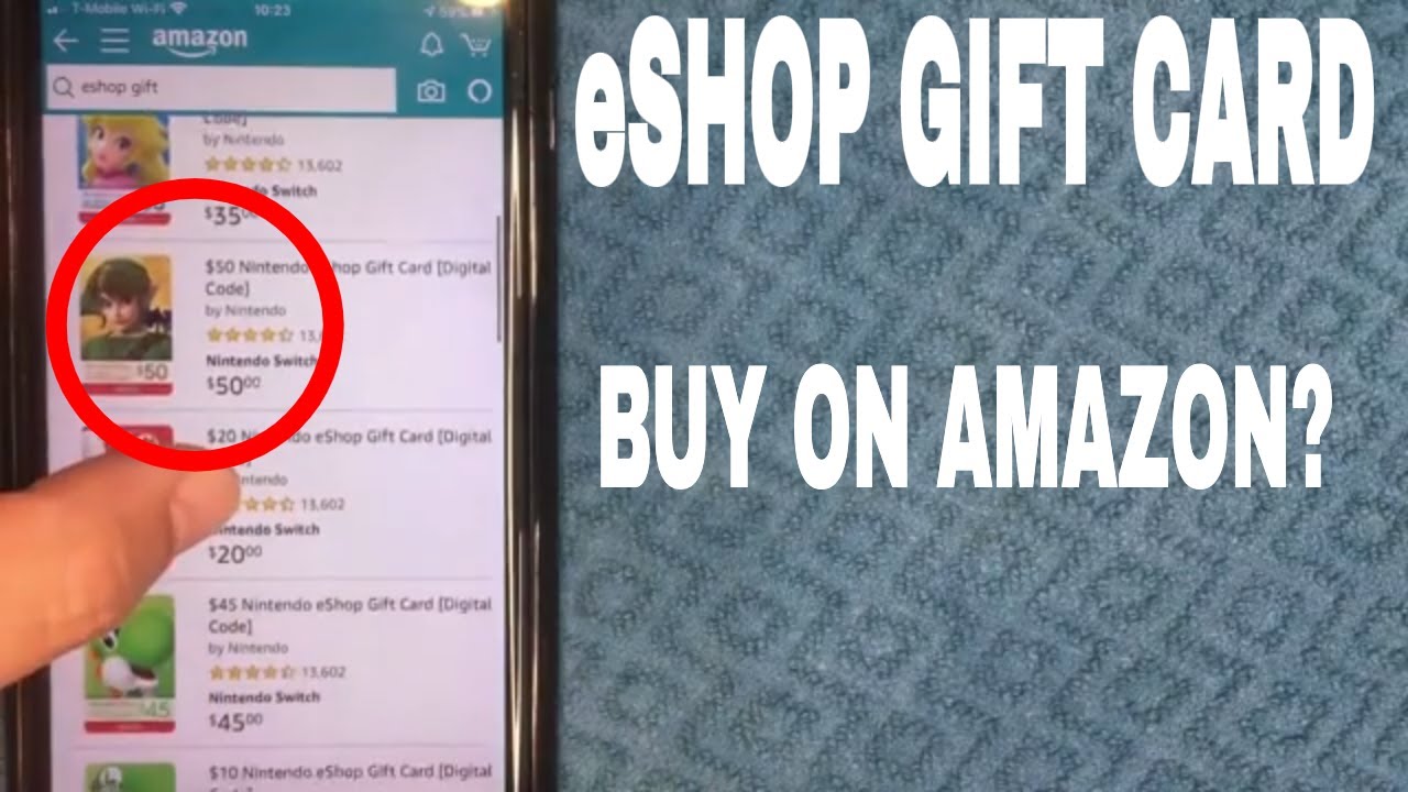 ✅  How To Buy Nintendo Switch eShop Gift Card On Amazon 🔴