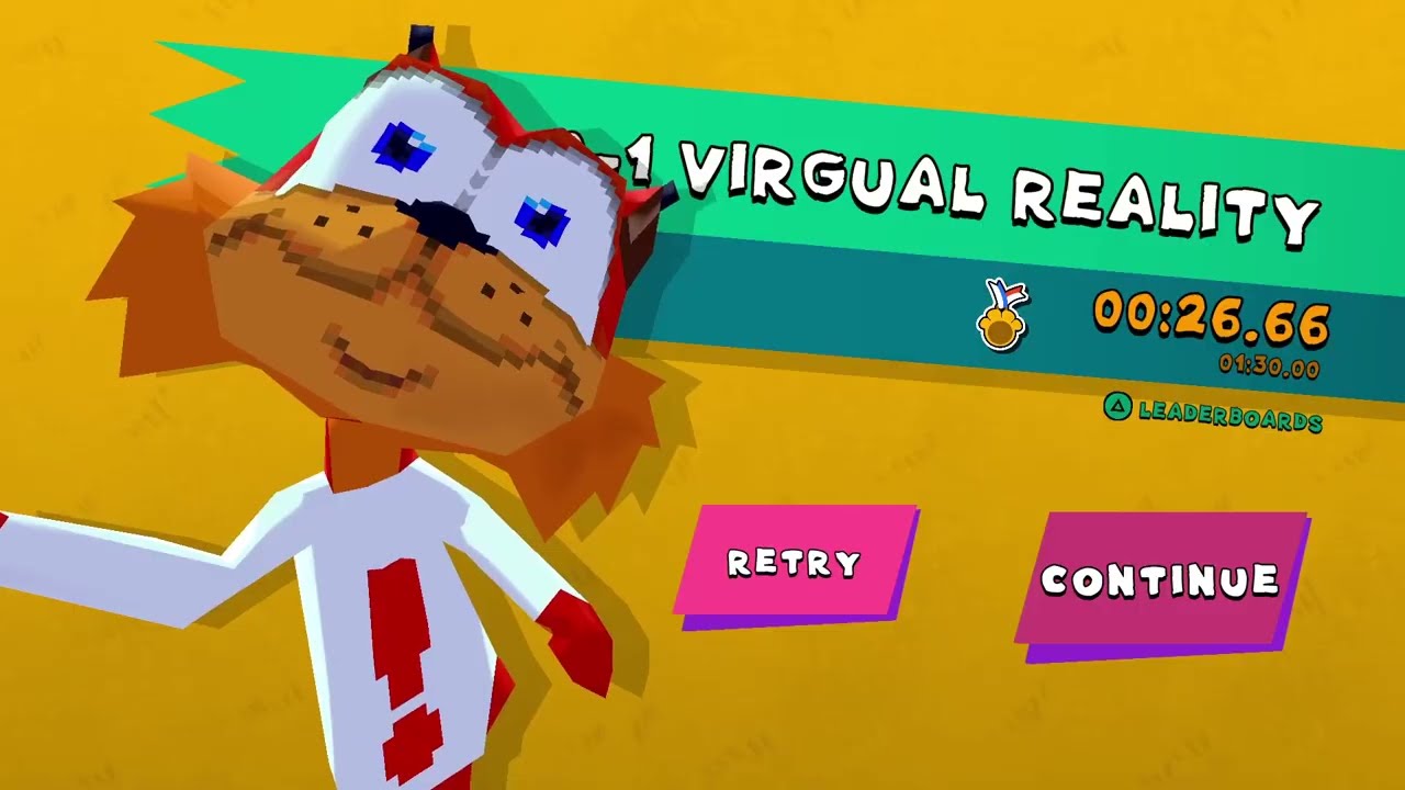 Bubsy 4D | 0-1 Virgual Reality PB 26.66