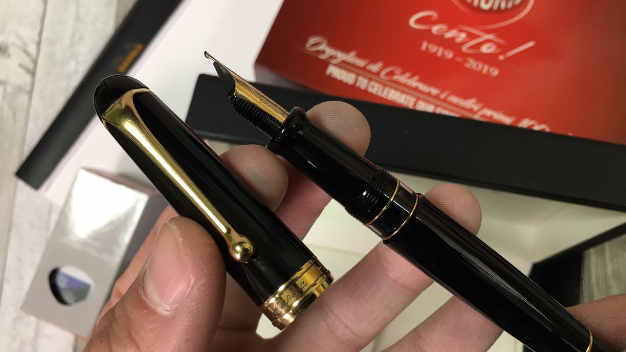 Aurora 88 Goccia Nib Fountain Pen Unboxing and Writing Sample