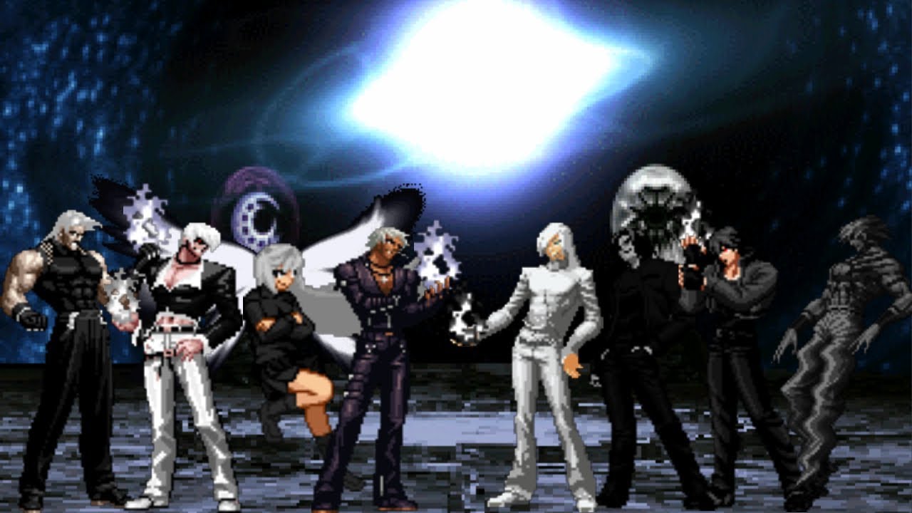 [KOF Mugen] White Flames Team VS. Darkness Flames Team