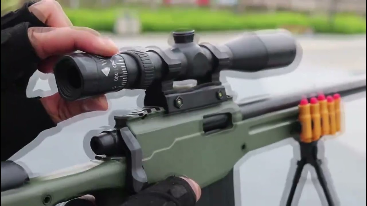 awm children's toy gun shell throwing gun soft bullet gun eating chicken gun sniper gun 98k PUBG